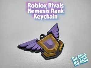 Roblox Rivals Nemesis Rank Keychain