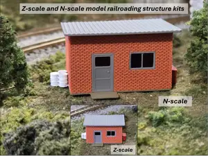 Trackside Building (TSM#01) for Z & N-Scale