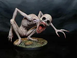 SCP-096 The Shy Guy Horror Monster Statue/Figure