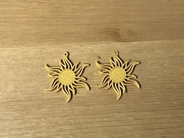 sun earrings
