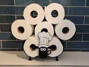Shaun the Cook – Toilet Roll Holder