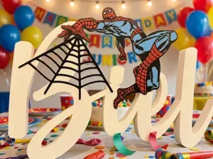 Letrero de Nombre Personalizado Spider-Man