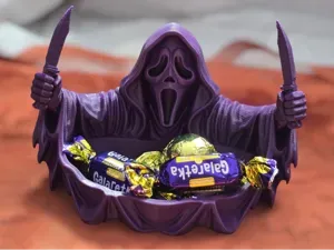 Halloween Ghost Face Knifes Candy Holder