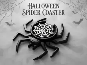 Spider Web Drink Coaster