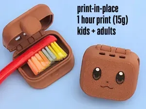 Pocket Monster Toothbrush Case – Eevee Edition