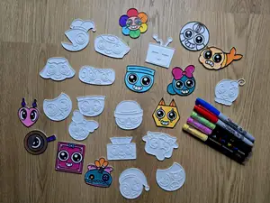 Dandys World Cute Heads DIY Coloring Craft Art