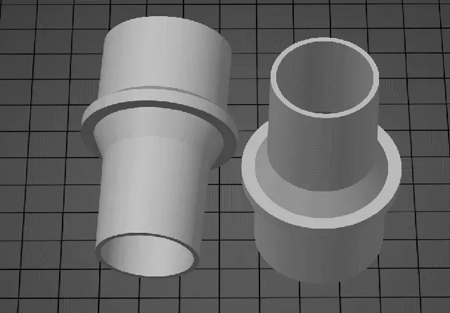 Parametric vacuum hose connector — Image 2 of 17