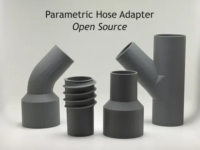 Parametric vacuum hose connector — Image 17 of 17