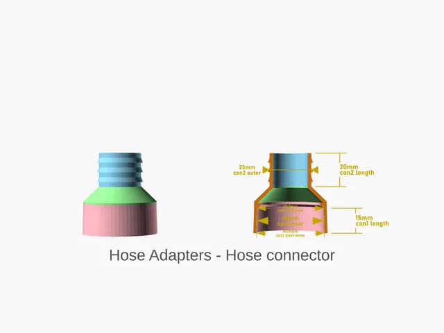 Parametric vacuum hose connector — Image 4 of 17