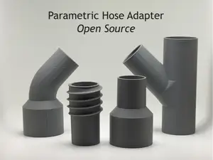Parametric vacuum hose connector