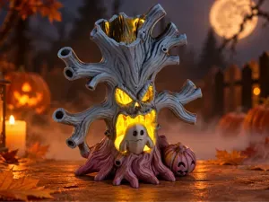 Halloween – der LED Gruselbaum ist eingezogen!