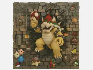 Bowser 3d plaque