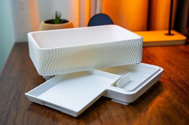 Bonsai Training Pot - Japandi Wave Planter & Tray — Image 11 of 16