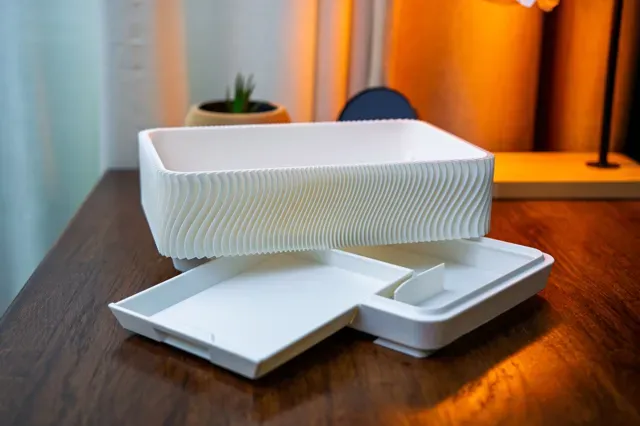 Bonsai Training Pot - Japandi Wave Planter & Tray — Image 13 of 16