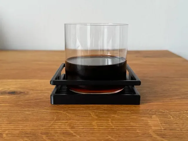 Square Floating Frame Drink Coaster — Фото 2 из 4