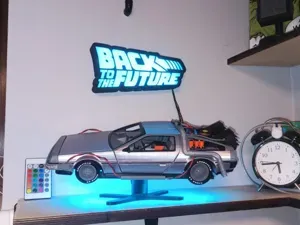 Back to the Future Lamp - wall hanging version