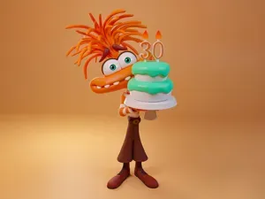 Anxiety (Inside Out 2 Fanart) 30th Birthday