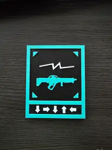 Magnetic Helldivers 2 Arc Thrower Plaque