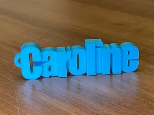 Caroline Name Keychain