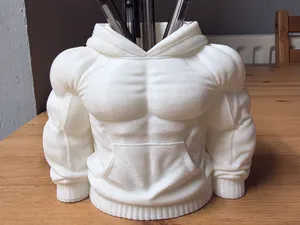 Male Body Builder Hoodie Multipurpose Pot