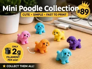 Mini Poodle Fidget - Micro Zoo