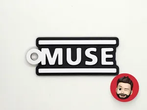 Bands Muse keychain
