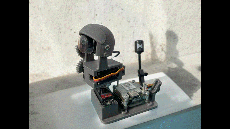 Dual Axis Servo Gimbal for Aircraft FPV