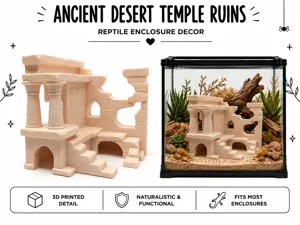 Ancient Desert Temple Ruins Hide