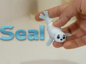 Hansi the seal – Articulated & keychain