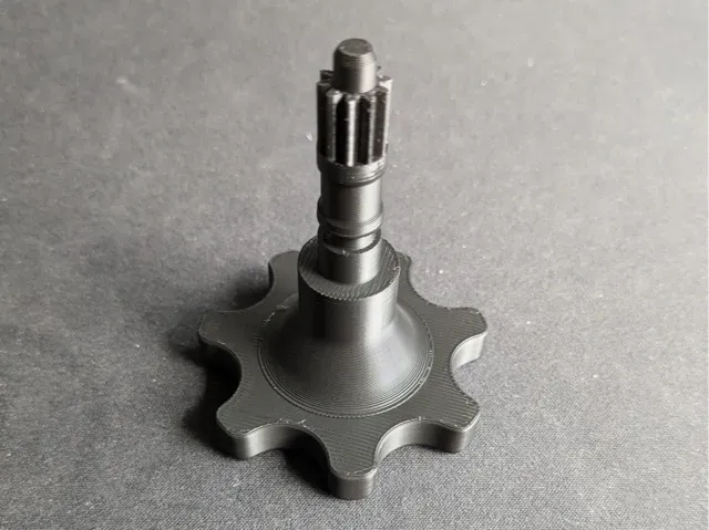 Pinion shaft for Parkside laser level tripod