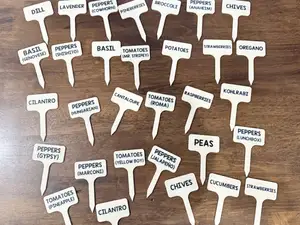 Garden Markers for Plants and Vegetables Editable