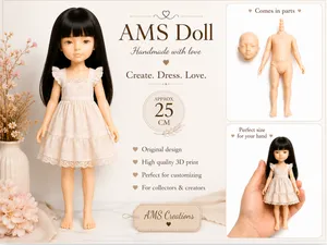 AMS Doll – Customizable 3D Printable Doll