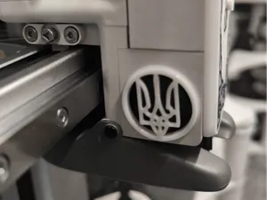 A1/A1 mini fan cover. Ukraine coat of arms