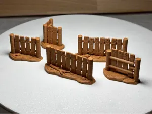 Wooden Fences – Tabletop Terrain