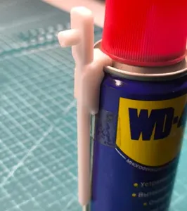 WD-40 straw replacement with clip
