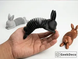 Flexi Spring Easter bunny + Card holder