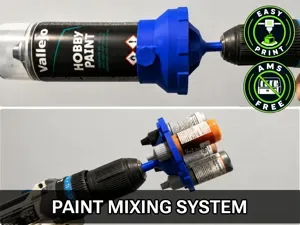 Drill-Powered Paint Mixing System - Vallejo / AP