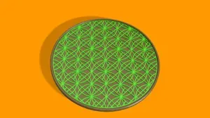 Coaster - Churchwindow pattern