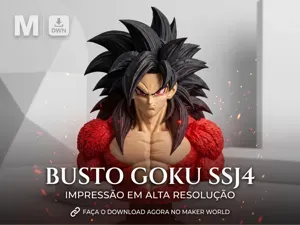 Goku SSJ4 Bust - Dragon Ball GT (AMS)