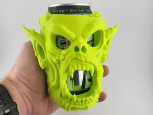 Zombie Skull Can Hold Drink Holder Beverage Stand