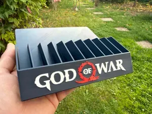 God of War game stand for PlayStation 2–5 PS2–PS5