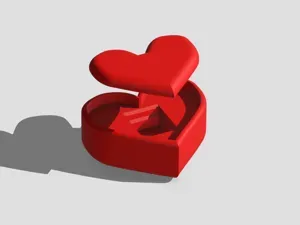 Heart Clicker Fidget Printable Stress Relief Toy