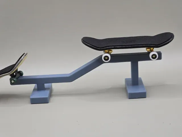 Fingerboard Square Grind Rail Trick Skate — Image 3 of 3