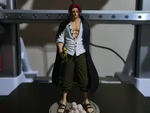 Shanks One Piece - Action Figur Fan Art