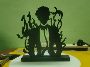 Sung Jin Woo Solo Leveling Wall art, Table top 16