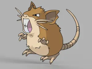 Raticate Wall Art