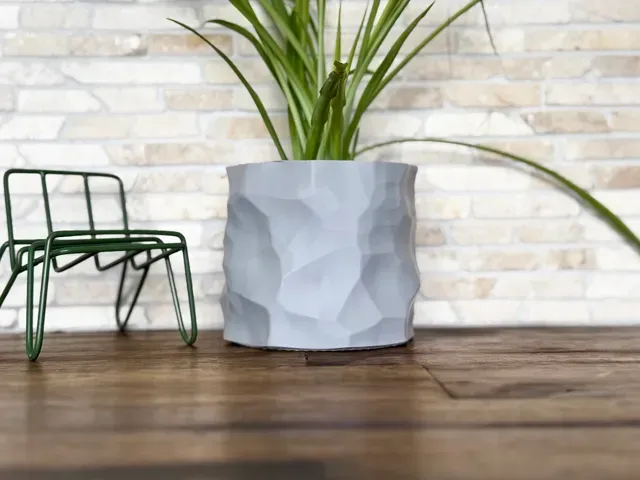 Stone Plant pot Planter - Vase mode — Image 2 of 6