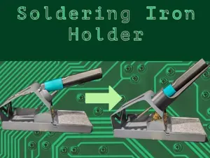 Pinecil Soldering Iron Holder Adaptor