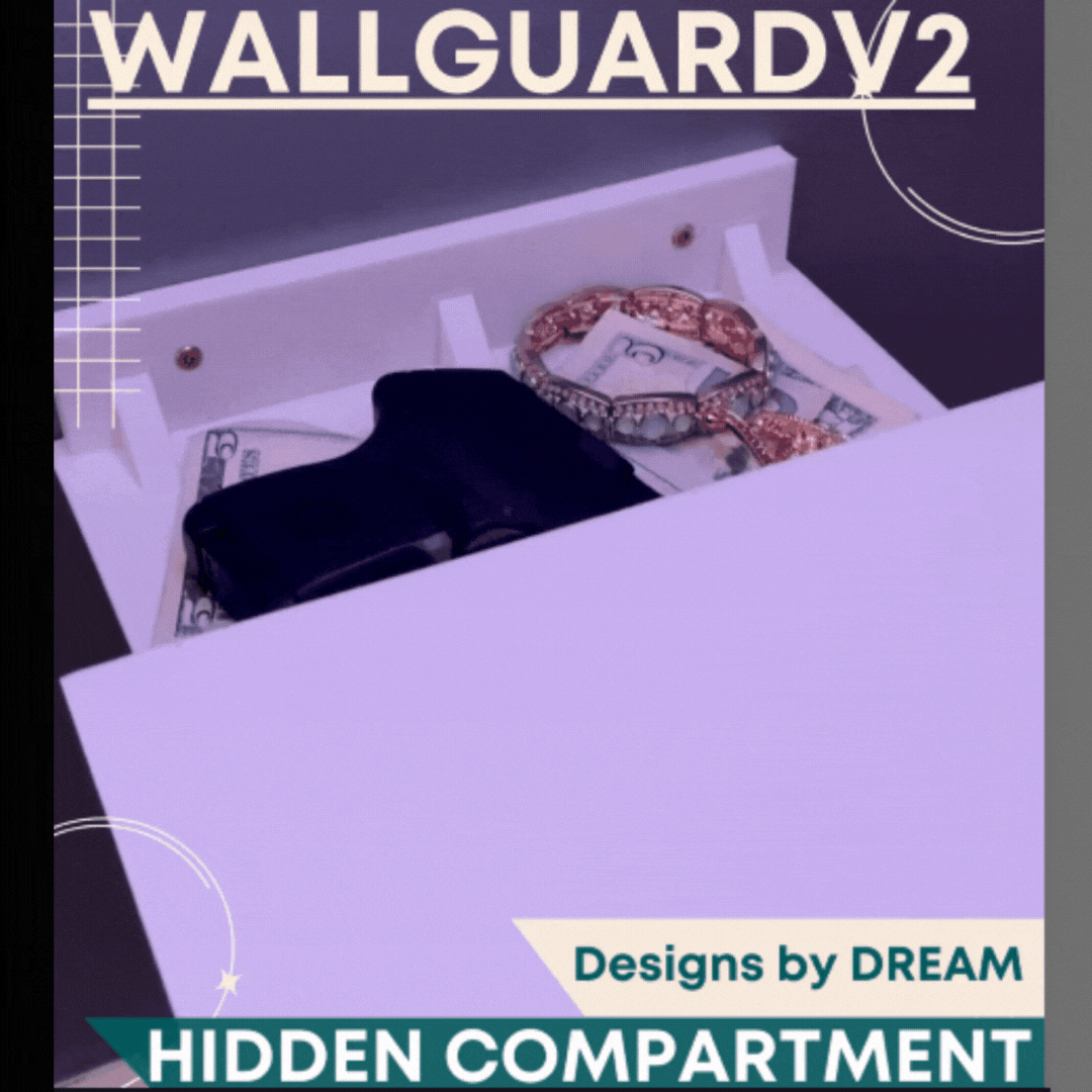 WallGuard SecuraShelf/Hidden compartment V2