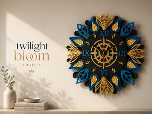 Twilight Bloom Clock